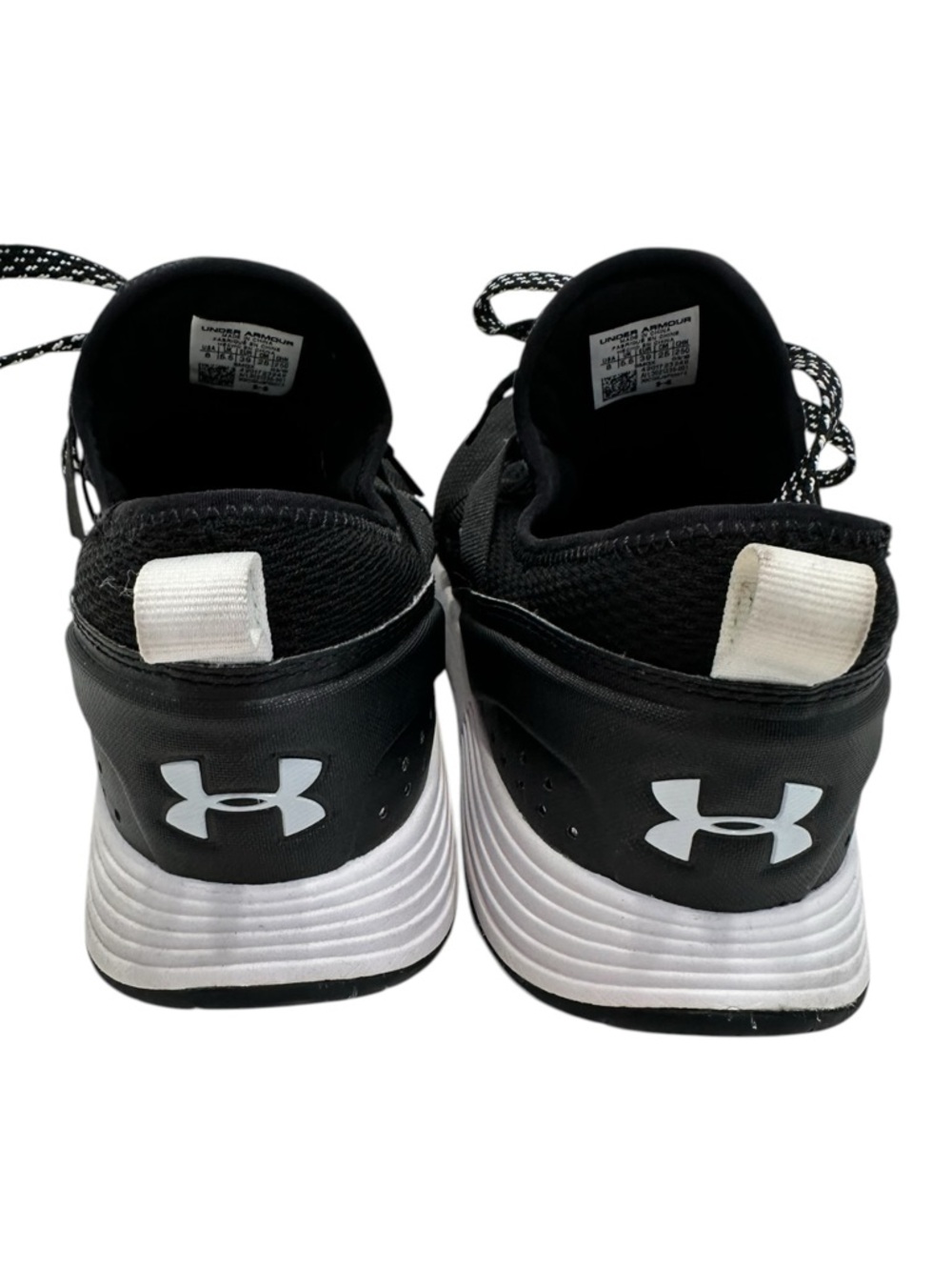 Under Armour Breathe Trainer Black White Mesh Sneakers - Women's Size 8 - Picture 6 of 9
